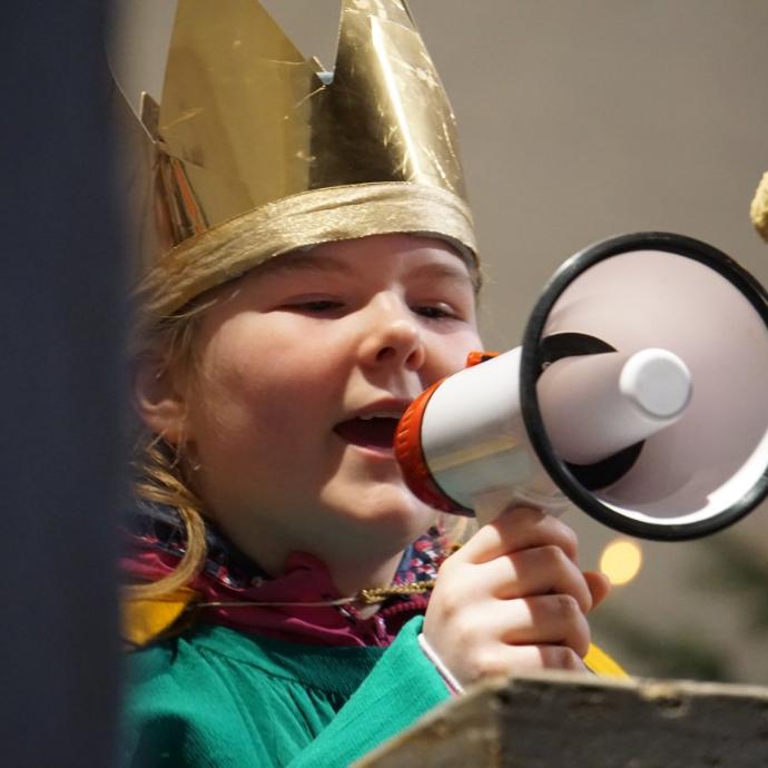 „Erhebt eure Stimme zu Gott! Wir bitten um Einhaltung der Kinderrechte.“