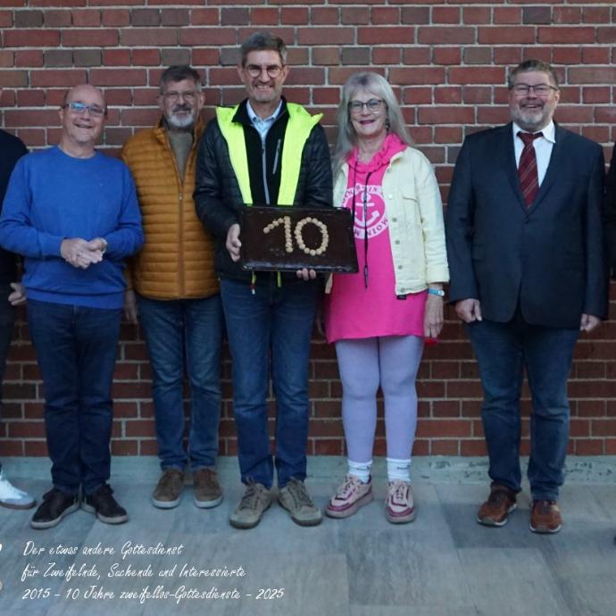 Herzlichen Glückwunsch: 10 Jahre zweifellos-Gottesdienste