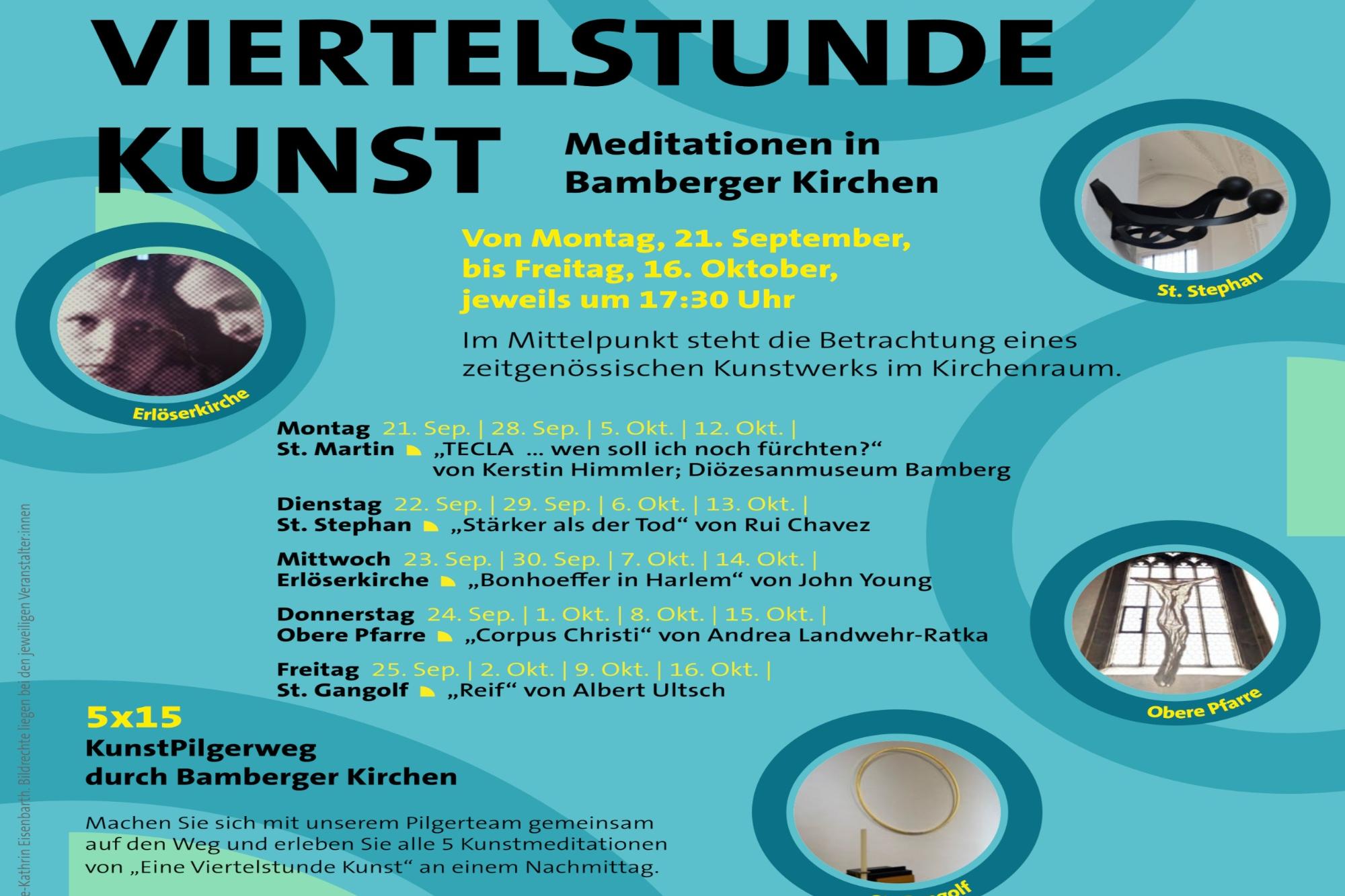 Herzliche Einladung zu eine Viertelstunde Kunst