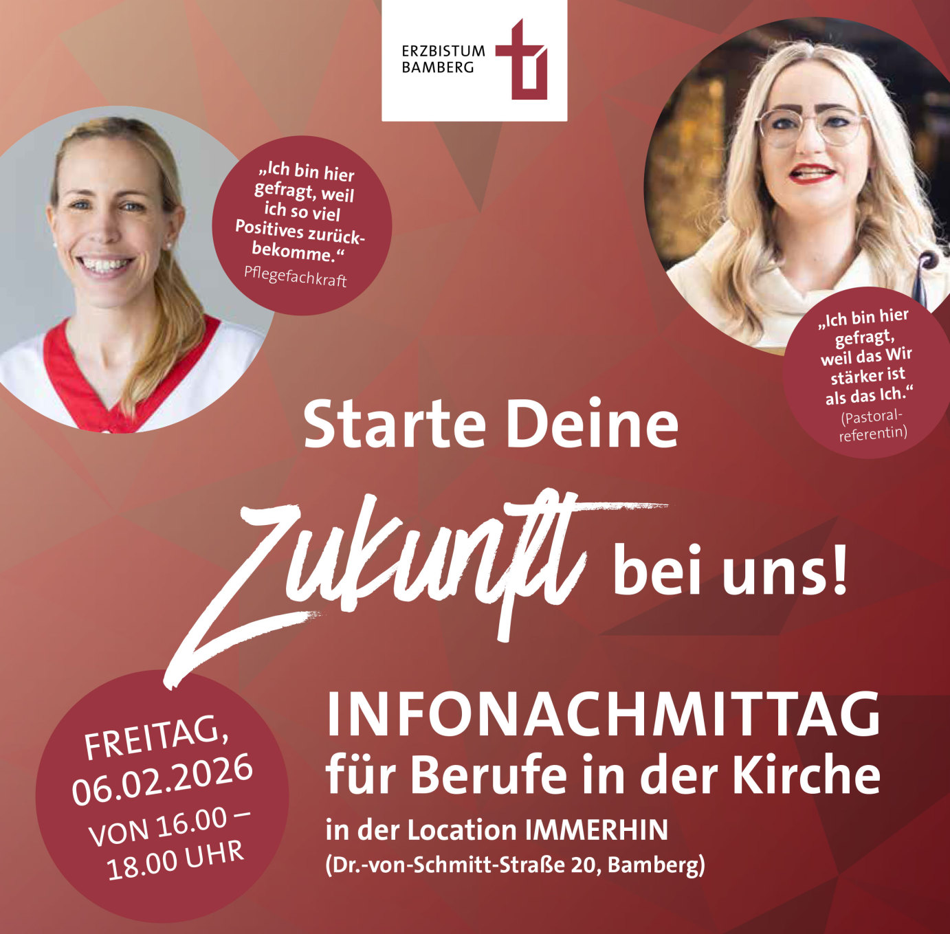 Infonachmittag Berufe der Kirche 2026