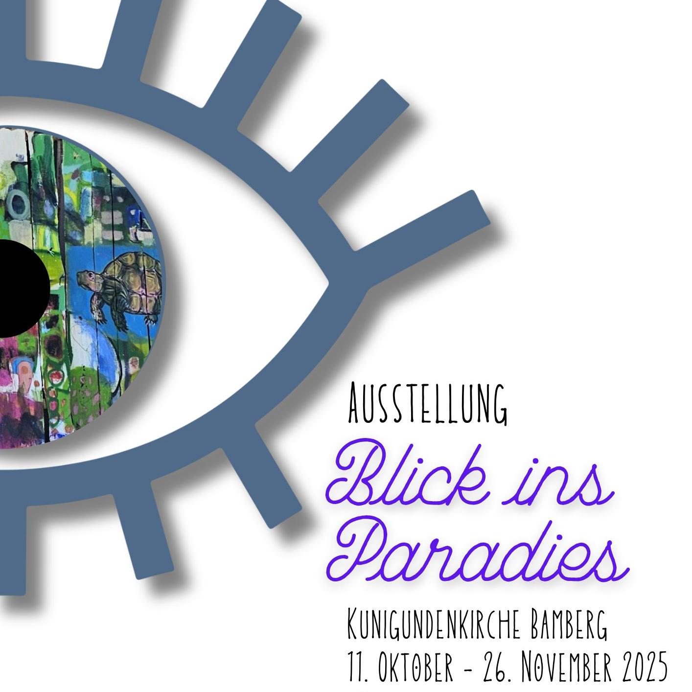 Einladung Paradies-Ausstellung in der Gartenstadt