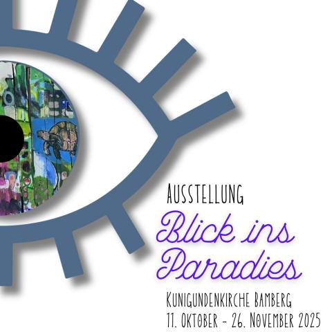 Einladung Paradies-Ausstellung in der Gartenstadt