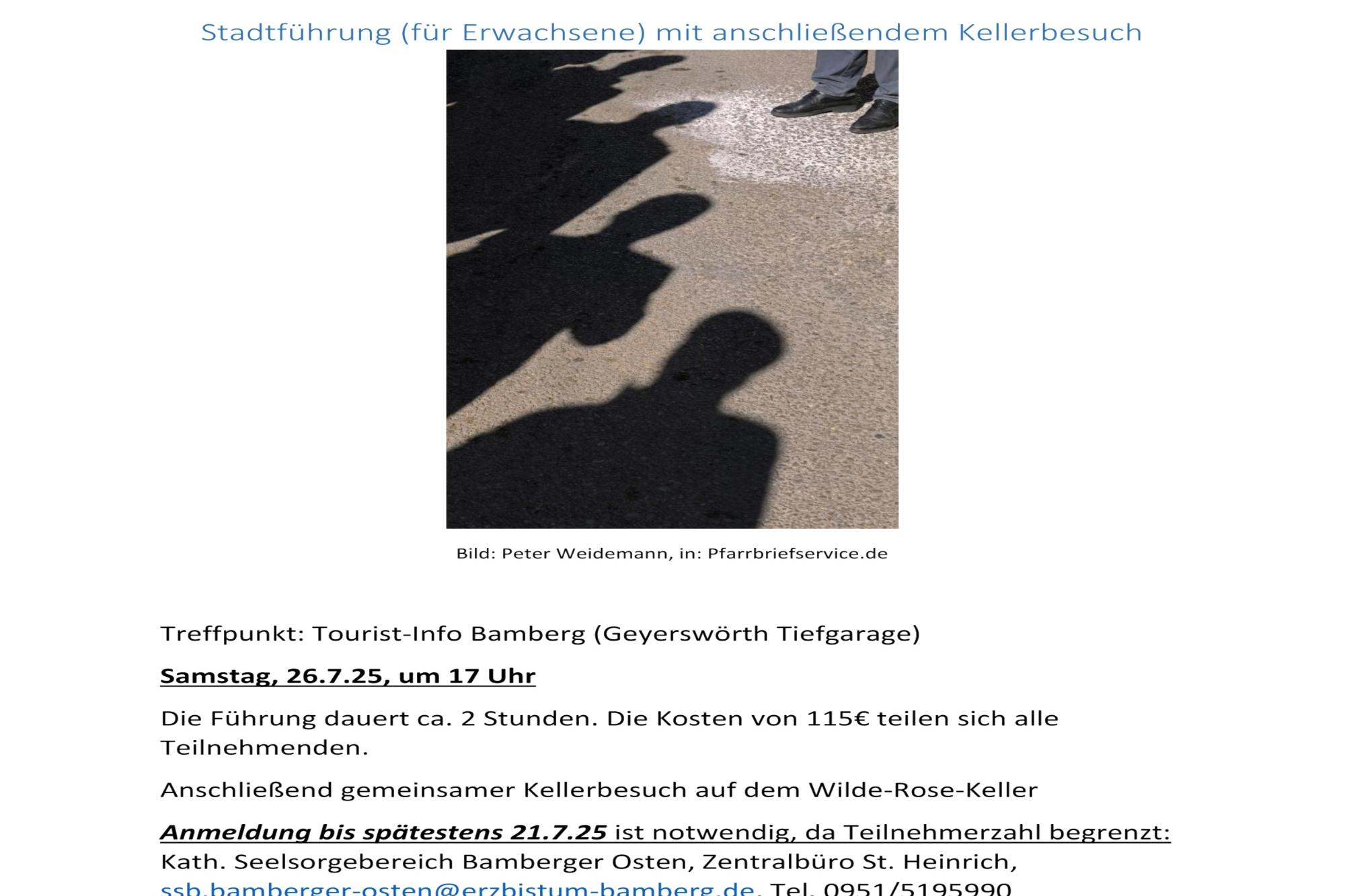Einladung zur Stadtführung - Bamberger Bettgeflüster