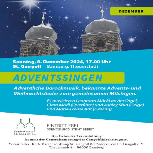 Förderverein Flyer Adventssingen 24