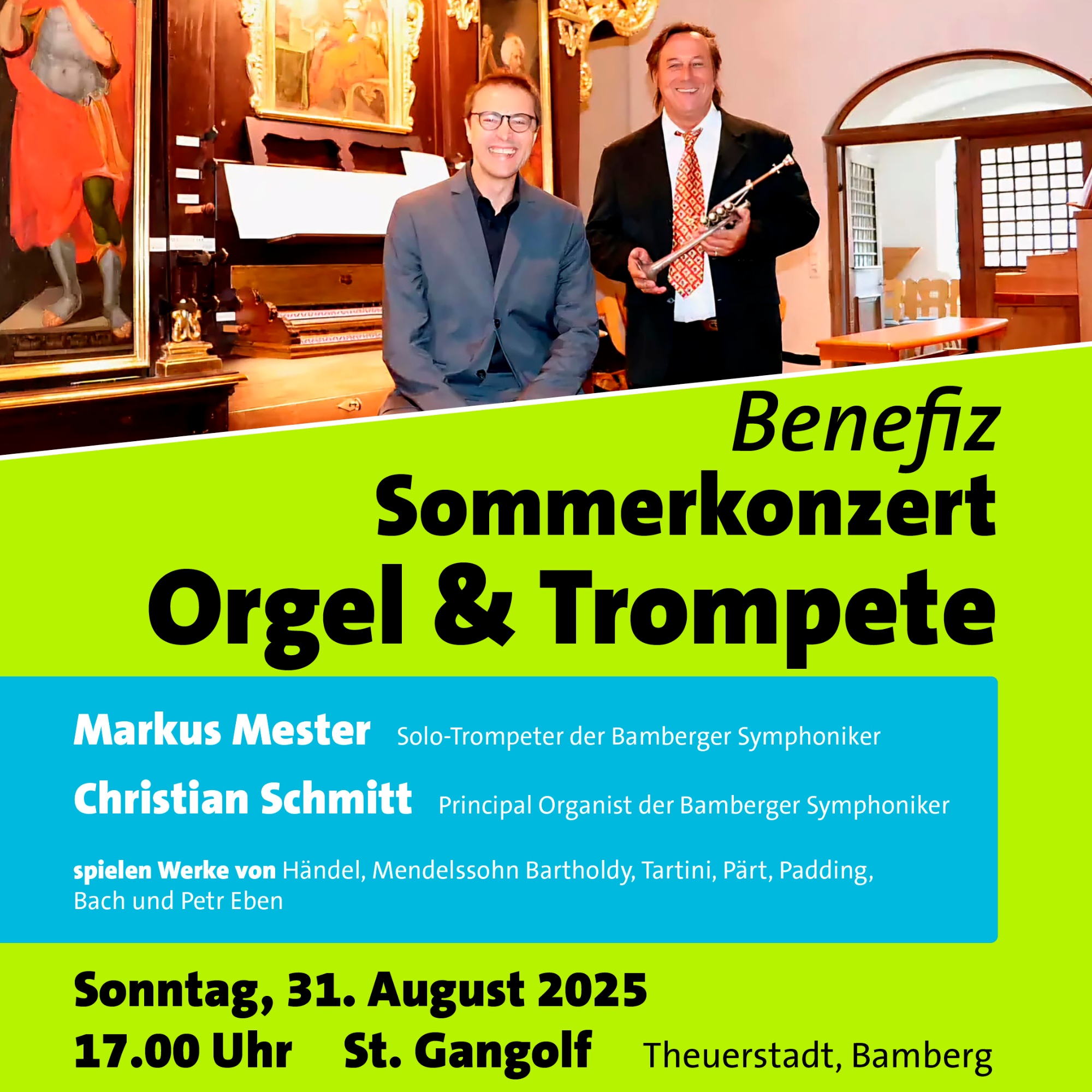 Förderverein Plakat Orgelkonzert August 2025