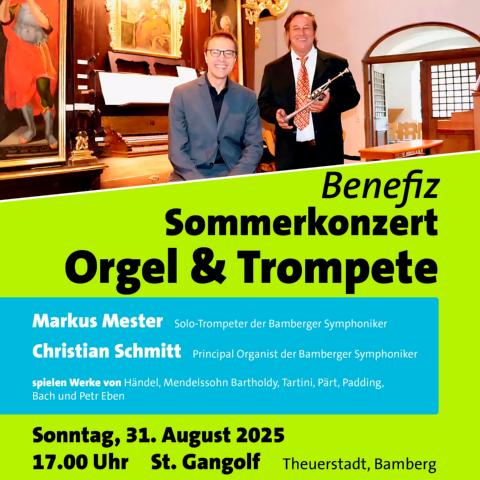 Förderverein Plakat Orgelkonzert August 2025