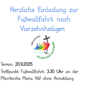 Fußwallfahrt - 2025