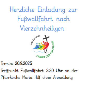 Fußwallfahrt - 2025