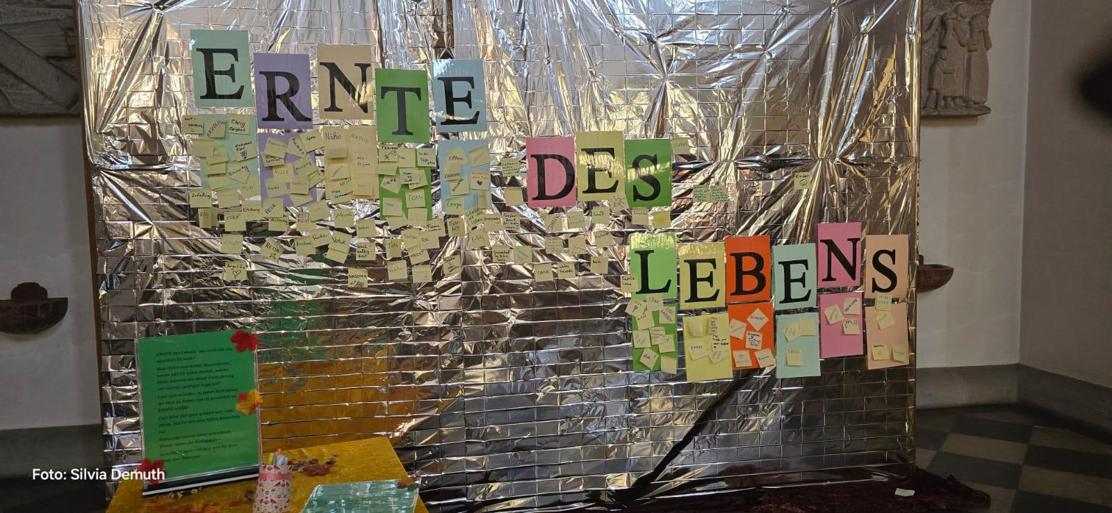 DENK-MAL 'Ernte des Lebens'