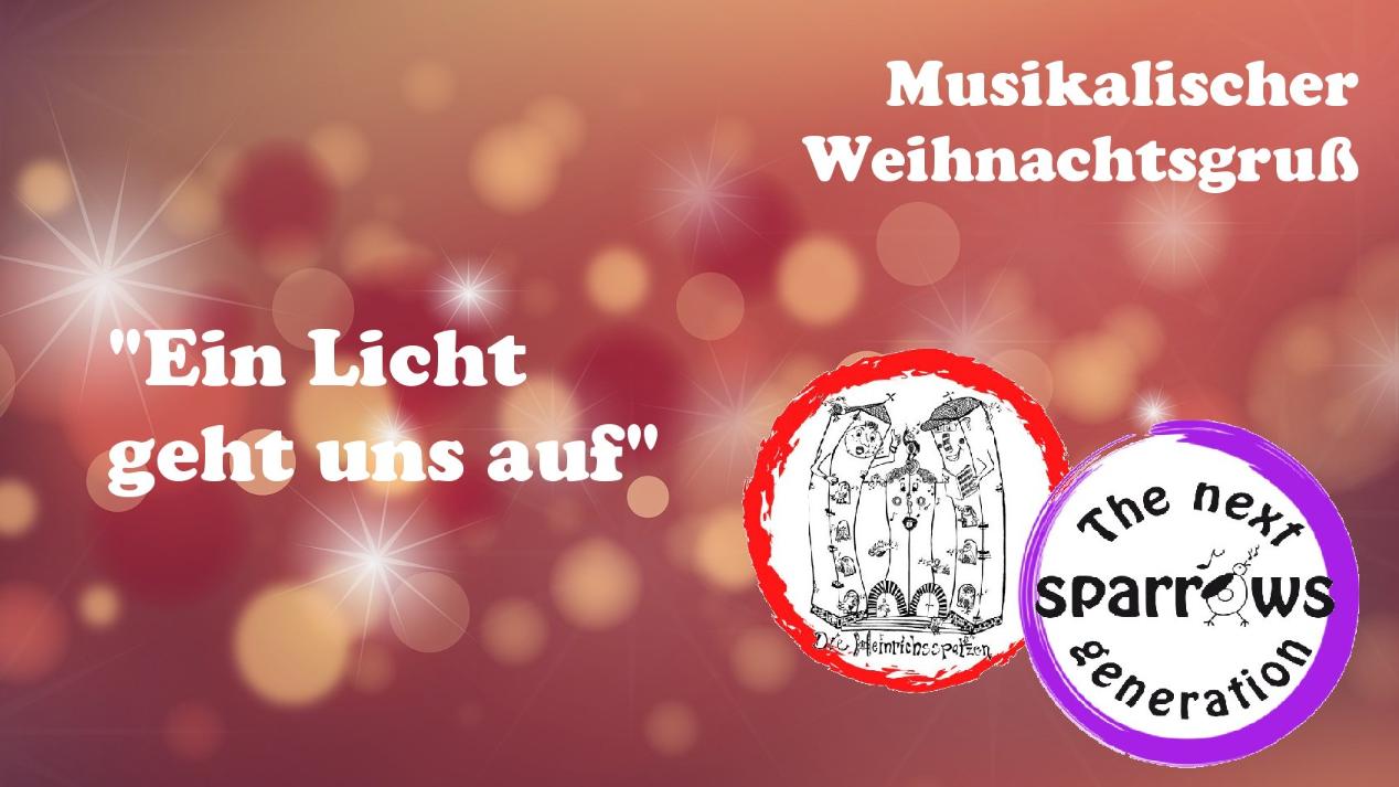 Musikalischer Weihnachtsgruß Ein Licht