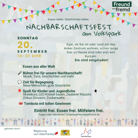 Herzliche Einladung zum Nachbarschaftsfest!