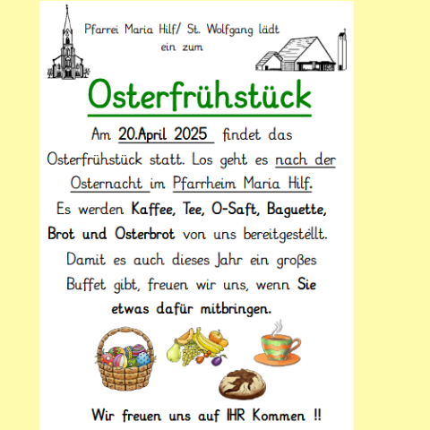 Osterfrühstück 2025