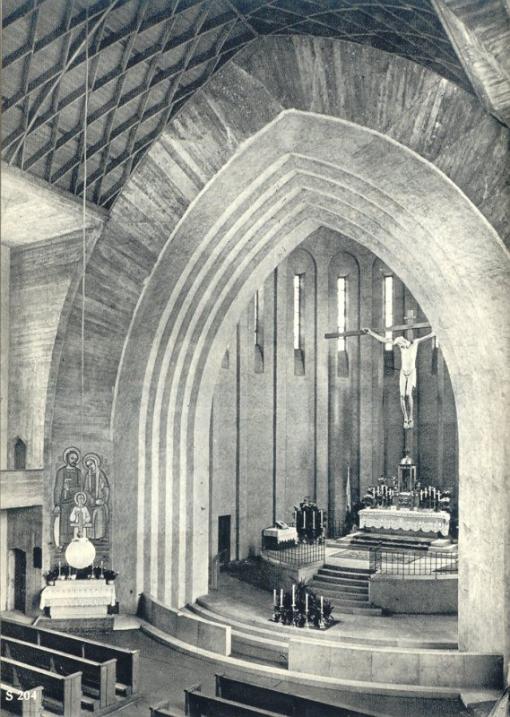 Pfarreigeschichte 1930-39, Chorraum