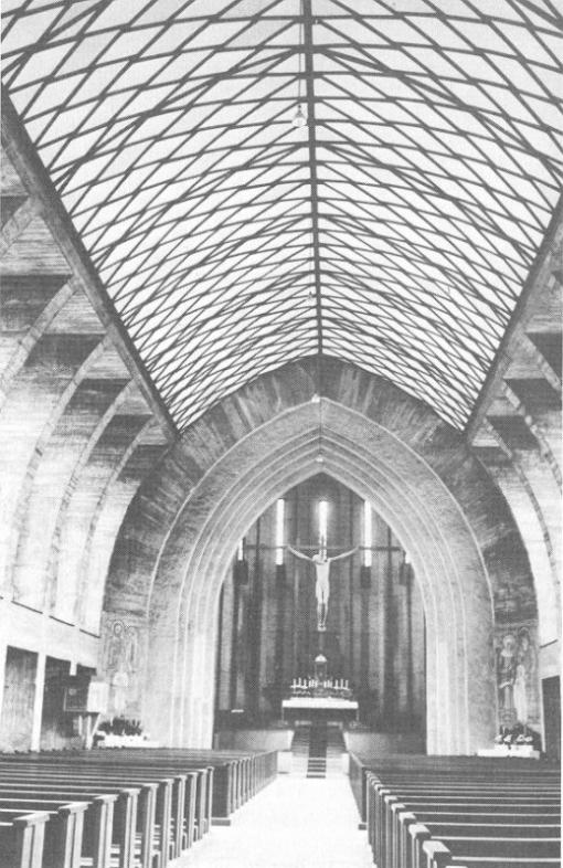 Pfarreigeschichte 1950-59, Kirchenschiff