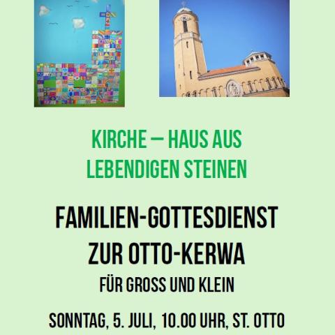 Plakat zum Familiengottesdienst