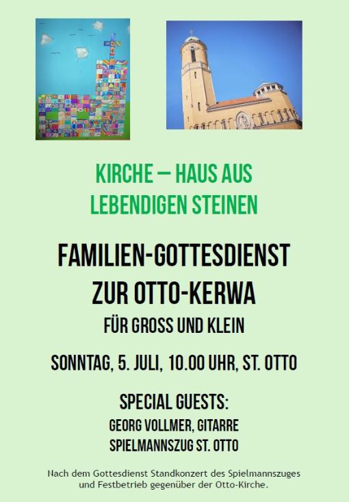 Plakat zum Familiengottesdienst