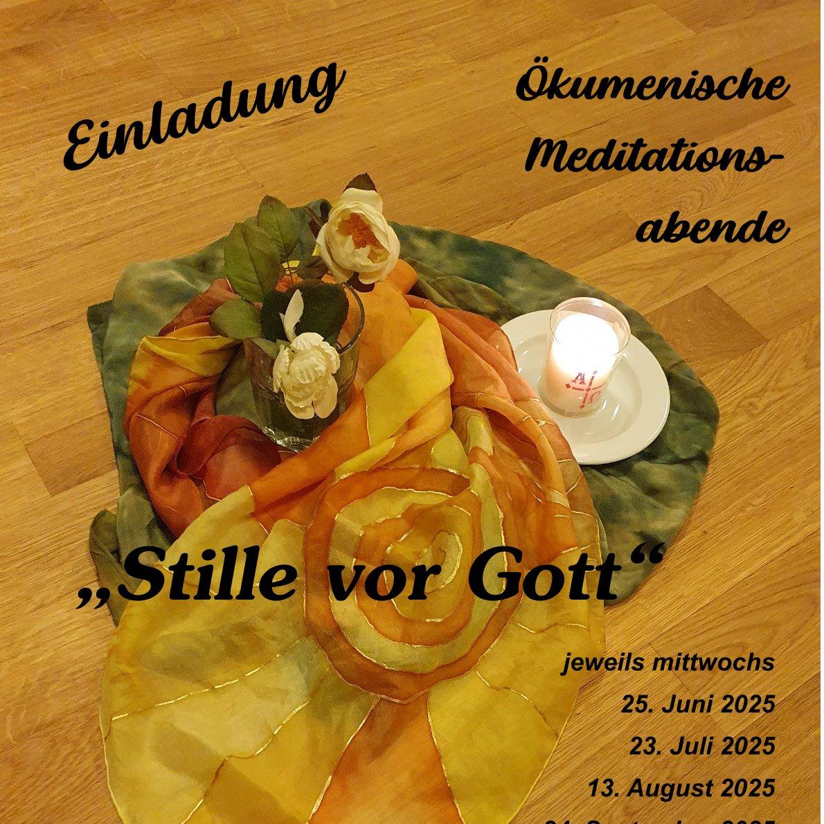Meditationsabende 'Stille vor Gott'