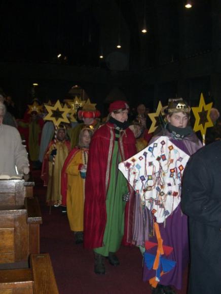 STERNSINGER--STERNSINGERAUSSENDUNG--STERNSINGERAKTION--2009--DREI--KÖNIG--KINDER--MINIS--KIRCHE--AUSSENDUNG--AUSSENDUNGSGOTTESDIENST