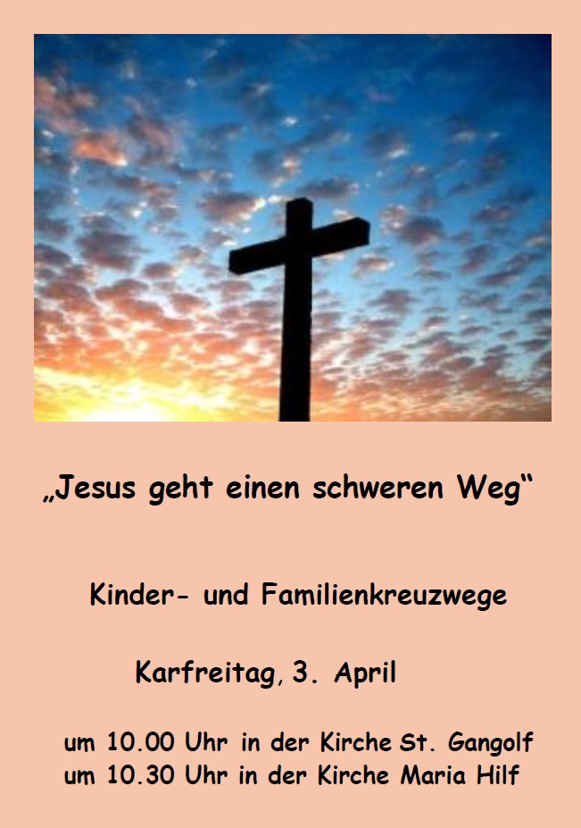 Kinder- und Familienkreuzwege 2026
