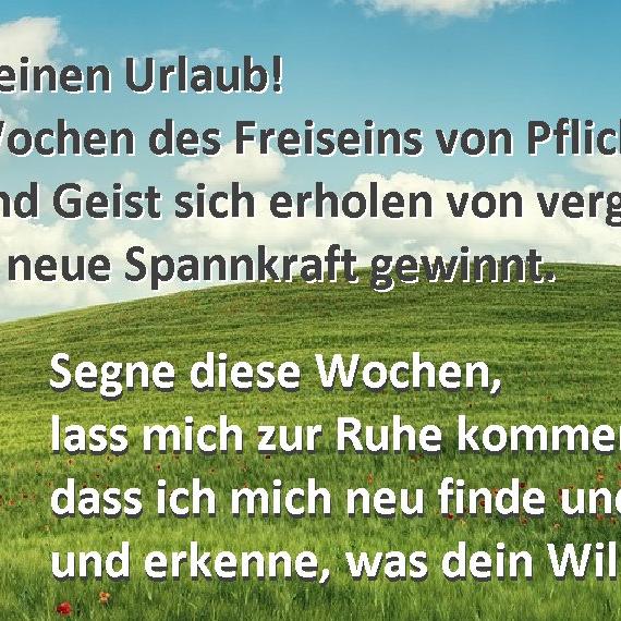 Urlaubssegen