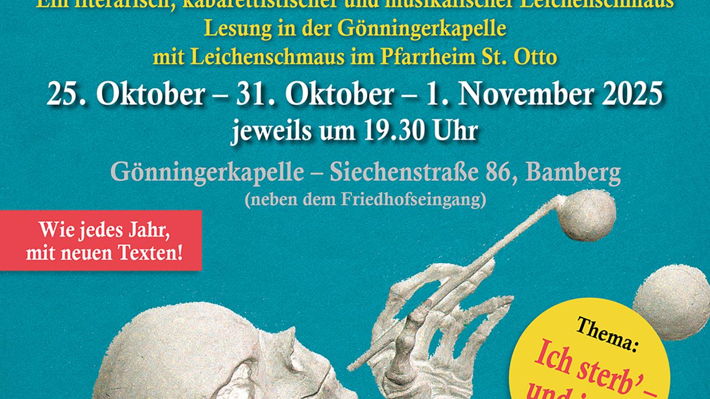 Social Media Kachel Info A schöna Leich