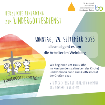 St. Kunigund_Plakat Kindergottedienst 2023.09.24