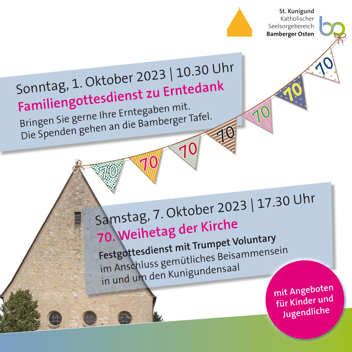 St. Kunigund_Plakat Weihetag_Erntedank