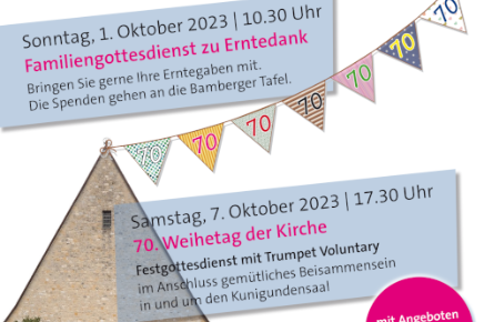 St. Kunigund_Plakat Weihetag_Erntedank