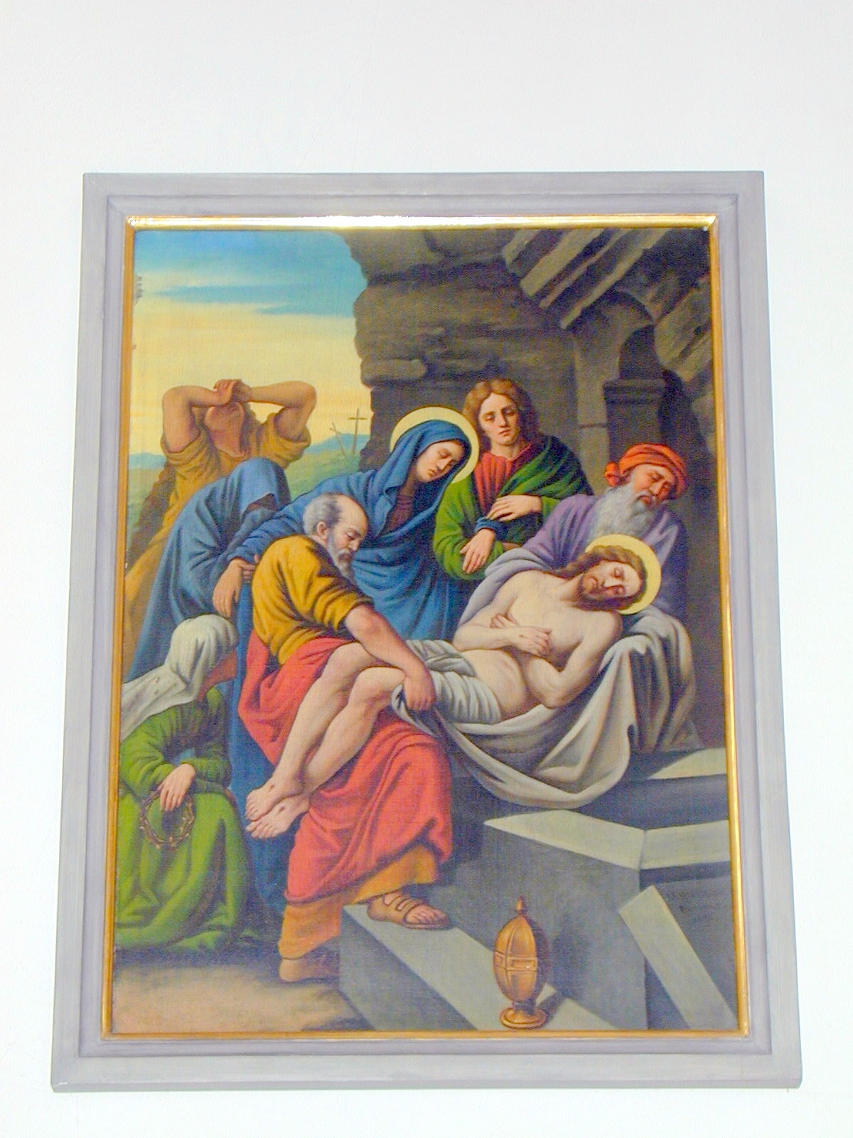 Station 14 - Der heilige Leichnam Jesu wird in das Grab gelegt