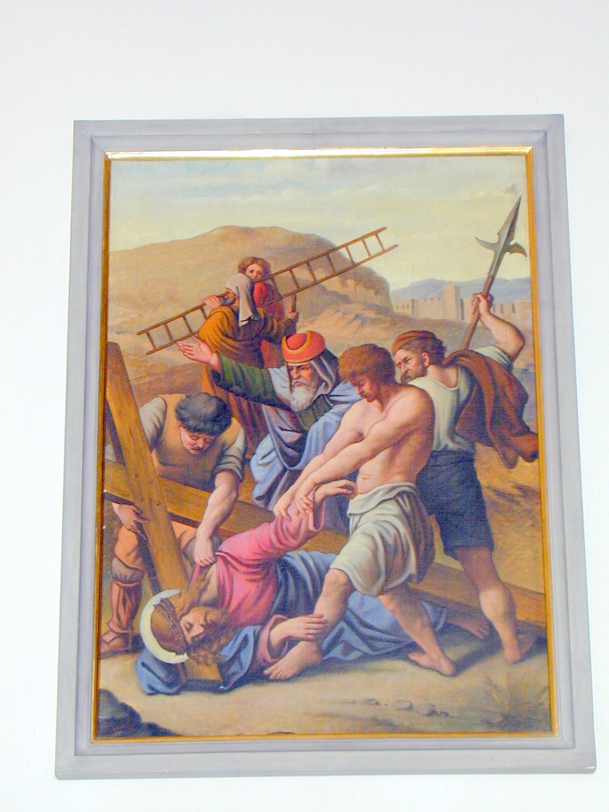 Station 9 - Jesus fällt das dritte Mal unter dem Kreuze