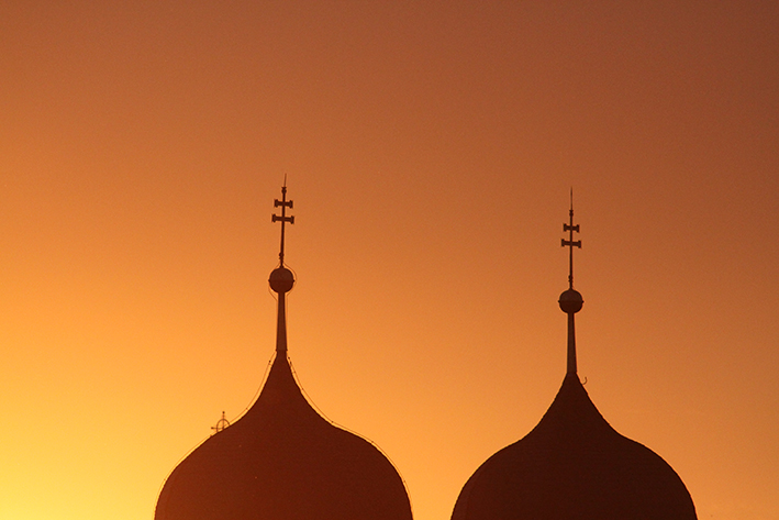 Turmspitzen am Abend