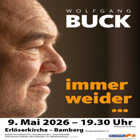 Wolfgang Buck 2026 Konzert immer weider…fb