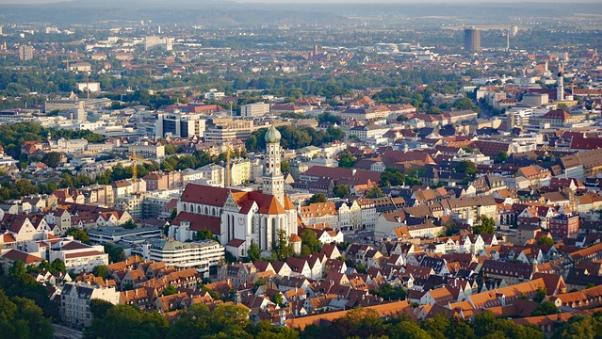 Augsburg Luftaufnahme