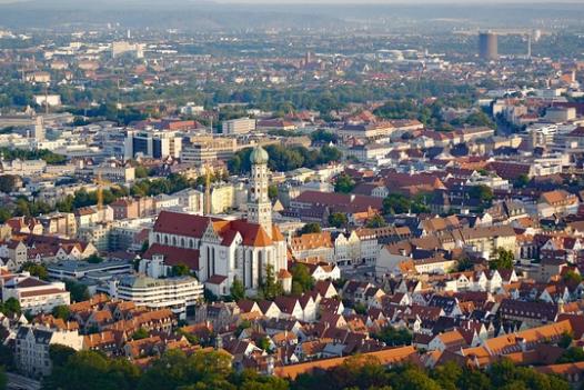 Augsburg Luftaufnahme