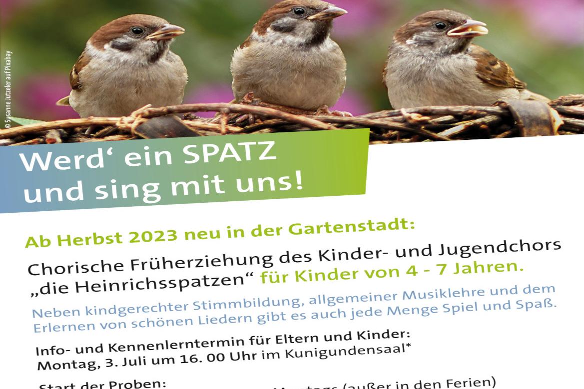 werd ein Spatz 2023